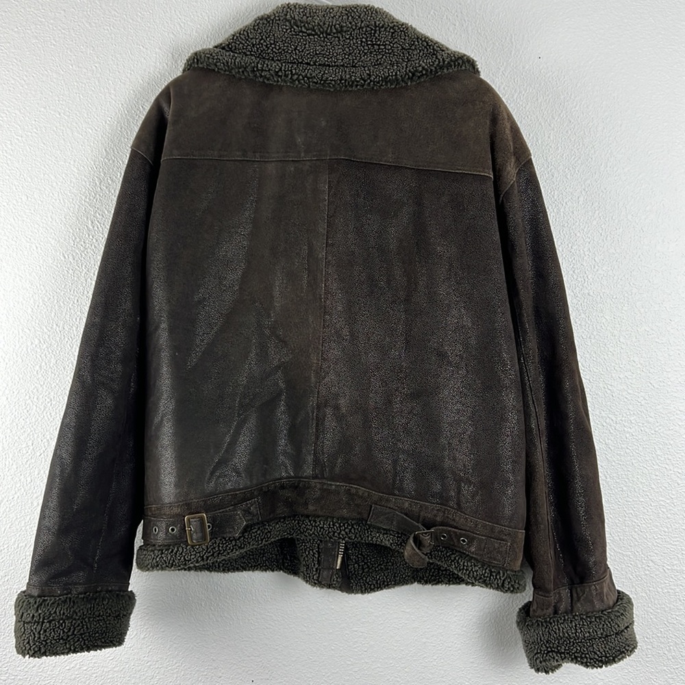 Wilsons Leather Brown Bomber Jacket - Picture 9 of 16